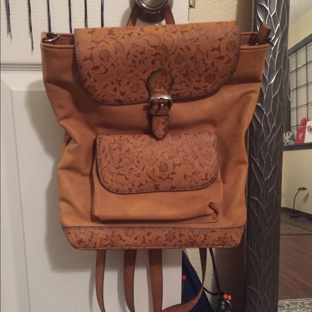 Faux leather backpack from ModCloth